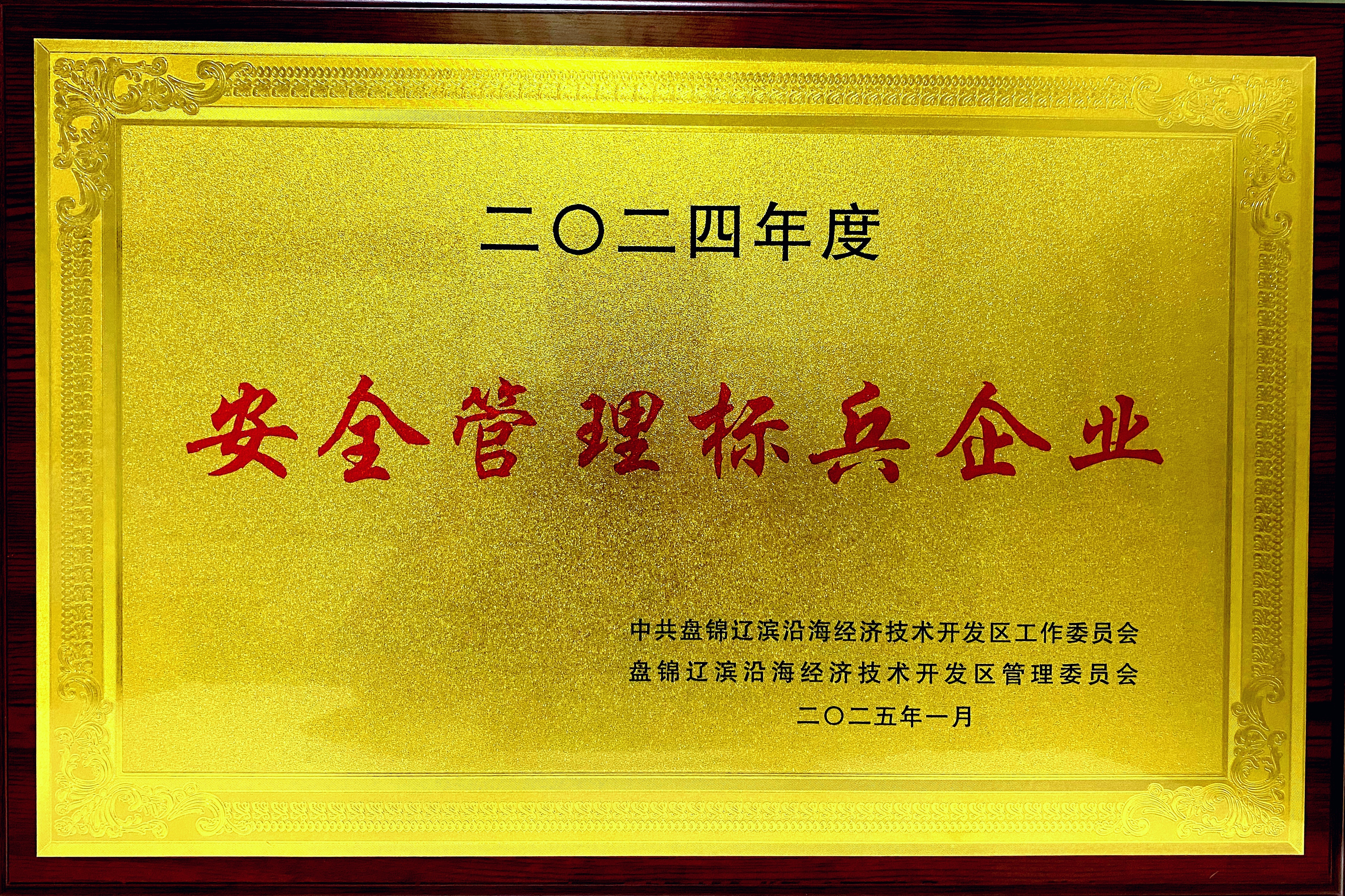 “安全管理標(biāo)兵企業(yè)”獎牌.jpg “安全管理標(biāo)兵企業(yè)”獎牌.jpg